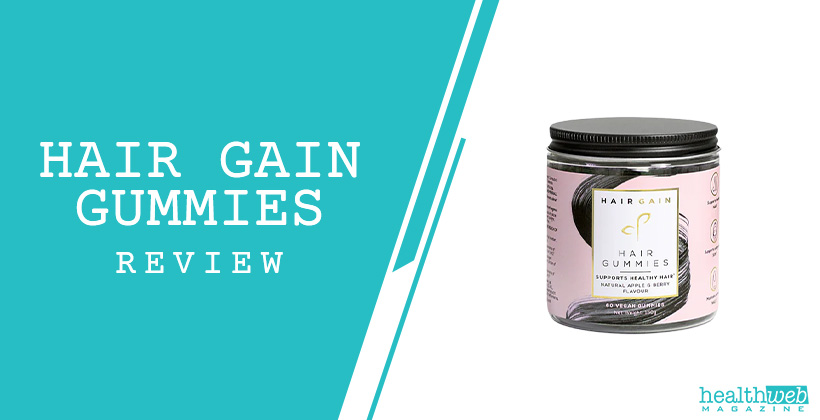 Hair Gain Gummies Review – Hair Growth Vitamin Supplement Bottle