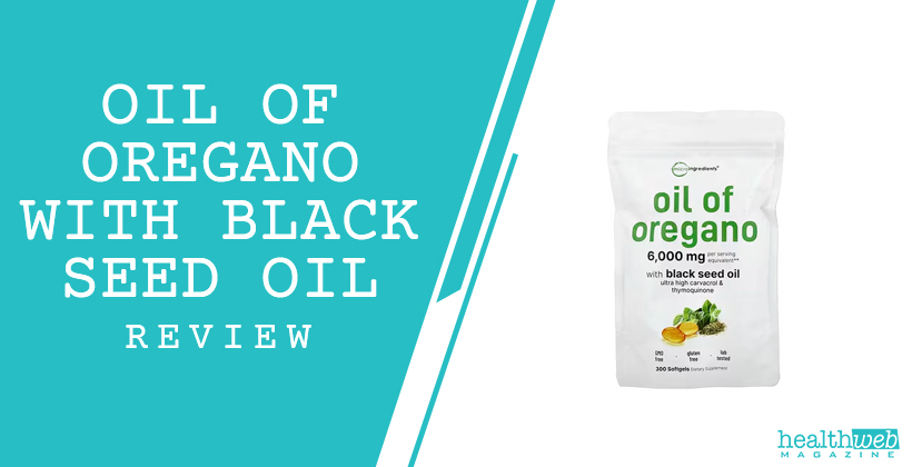 Oil of Oregano with Black Seed Oil Review – Herbal Immune Support Supplement Bottle