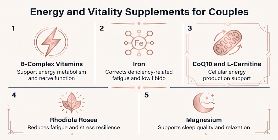 Energy and Vitality Supplements – Reducing Fatigue for Intimacy