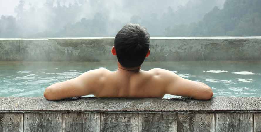 Soak in warm bath