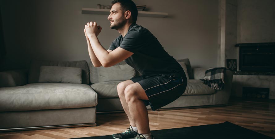 Squats and lunges